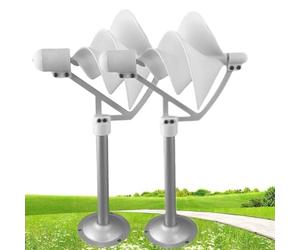 Modèle D'éolienne Spirale 10 W À Monter Soi-même, Mini-générateur 12 V Avec Éclairage LED, Moteur À Aimant Permanent, Bobine En Cuivre Pur, Kit De Générateur D'éolienne(2pcs)