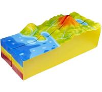 Modèle d'éruption volcanique - Modèle d'éruption volcanique - Géologie et forme de relief - Instrument pédagogique - Modèle d'anatomie de structure volcanique