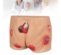 Modèle d'escarre fessière, modèle de soins des plaies par escarre, modèle de formation sur les escarres chez les personnes âgées,PlasticMaterial