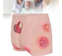 Modèle d'escarre fessière, modèle de soins des plaies par escarre, modèle de formation sur les escarres chez les personnes âgées,SiliconeMaterial