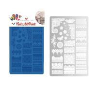 Modèle D'estampage Pour Ongles En Forme De Serpent Manucure Papillon Plaques D'impression De Fleurs Outil De Tampon Artistique Fleurs Papillon Images De Manucure Pochoirs