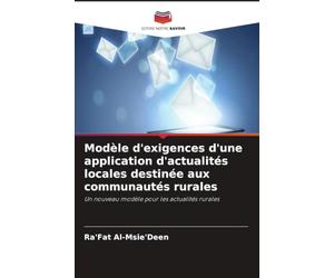 Modèle d'exigences d'une application d'actualités locales destinée aux communautés rurales
