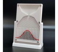 Modèle D'expérimentation De Planche De Galton 12 X 18 Cm, Modèle Mathématique De Distribution Normale, Démonstration Pédagogique des Probabilités avec Courbe Rouge, pour Enseignants Et Étudiants