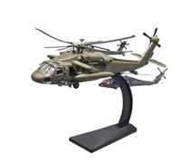 Modèle d'hélicoptère Black Hawk en Alliage avec présentoir, Coffret Cadeau, Son et lumière for l'affichage Avion moulé sous Pression