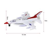 Modèle D'hélicoptère Militaire Chasseur F16 En Alliage, Jouet Avec Fonction De Retrait Du Son Et De La Lumière, Jouets De Loisirs Pour Enfants, Collection Cadeaux