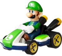 Modèle DieCast LUIGI STANDARD KART de SUPER MARIO KART - échelle 1:64 longueur 5cm (HW GLP37)