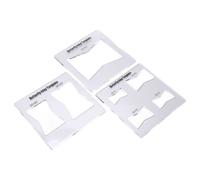 Modèle d'incrustation de papillon, modèles décoratifs de routeur pour pièces de travail du bois, accessoire 3 pièces