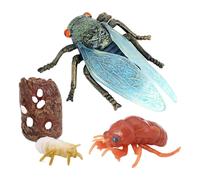 Modèle d'insecte de croissance de cigale réaliste, jouet pédagogique pour enfant