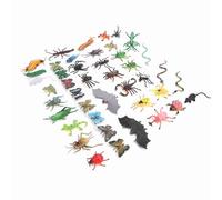 Modèle D'insectes Dinosaures, Ensemble de Simulation Hautement pour L'éducation des Enfants, Matériau PVC Sûr, 43 Pièces pour Enfants de 3 Ans et Plus (Ensemble Animal Dinosaure 43 pièces)