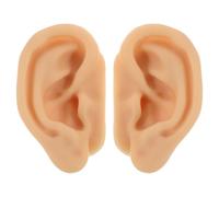 Modèle D'oreille en Silicone Beige, Réaliste, pour Entraînement | Apprentissage de L'anatomie, Toucher Réaliste, Propulseur Portable, Usage Personnel, Formation Infirmière