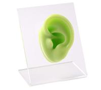 Modèle d'oreille en Silicone for la Pratique du perçage(Green Left)