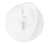 Modèle d'oreille en silicone Kuuleyn, simulation Modèle d'oreille humaine à droite gauche multifonctionnelle, outil d'affichage Étude anatomique Aide à la formation médicale (Left Ear)