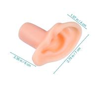 Modèle d'Oreille en Silicone Réutilisable 1 Pièce Flexible pour Pratique et Formation École et pour Nettoyage et Acupuncture Simulation Réaliste