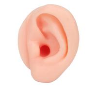 Modèle D'oreille en Silicone, Simulation de Peau Humaine, Conduit Auditif Long, Modèle D'oreille D'entraînement Réutilisable, Matériau en Silicone Souple, pour Présentation