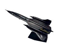 Modèle D'ornement d'avion en Métal Moulé, Échelle 1/144, pour Lockheed SR71 SR-71 Blackbird 06937(06937)