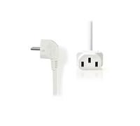 Modèle du produit : Câble d'alimentation pour PC, moniteur et onduleur blanc