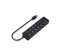 Modèle du produit : Hub USB 3.1 - 7 ports avec interrupteurs (Noir)