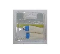 ERARD CONNECT Lot de 2 Prises TV Elsey - 9.52 mm - 1 mâle + 1 femelle