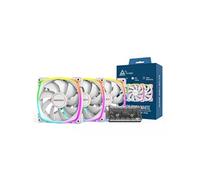 Montech Ventilateurs de boîtier AX120 RGB – Lot de 3 – 12cm (Blanc)