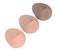 Modèle D'yeux en Silicone Souple, 3 Pièces, Pratique de Perçage Réaliste, Modèle D'yeux Humains avec Support en Acrylique