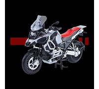 Modèle Échelle 1:12 pour BMW R1250 GS Alliage Moto Modèle Lumière Et Effet Sonore Moulé sous Pression Garçons Anniversaire Cadeau Voiture Collection(Rosso)