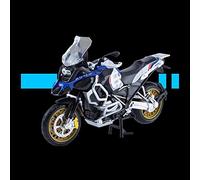 Modèle Échelle 1:12 pour BMW R1250 GS Alliage Moto Modèle Lumière Et Effet Sonore Moulé sous Pression Garçons Anniversaire Cadeau Voiture Collection(Turquesa)
