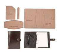 Modèle en Acrylique Transparent avec Motif en Cuir pour Bricolage de Couverture de Portable, Pochoir Artisanal