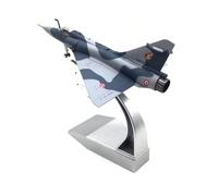 Modèle en Alliage De Chasseur Mirage France 1/100 pour Mirage 2000 Modèle De Chasseur en Métal Moulé sous Pression Collection De Souvenirs De Modèle D'affichage Militaire(Gray)