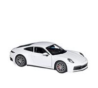 Modèle en Alliage moulé sous Pression 1:24 pour Porsche 911 Carrera 4S(White)