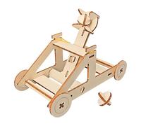 Modèle en bois pour adultes à construire - Jouet de bureau pour catapulte - Assemblage artisanal - Loisirs créatifs - Pédagogie - Kit scientifique - Modèle de jeu de table qui développe la créativité