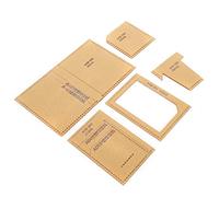 Modèle en cuir acrylique, modèle acrylique fait à la main, modèle en cuir fait à la main 5 pièces longue durée de vie pour une coupe précise de bricolage