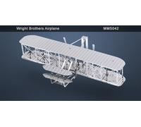 Modèle En Métal 3D Avion Des Frères Wright + Pince 010428