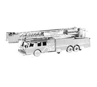 Modèle En Métal 3D De Camion De Pompiers + Pince 11159