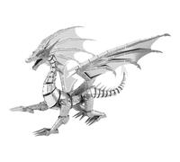 Modèle En Métal Earth Premium Dragon Argent 3D Découpé Au Laser + Pince 13238