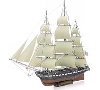 Modèle En Métal Earth Premium USS Constitution 3D Découpé Au Laser + Pince 01426