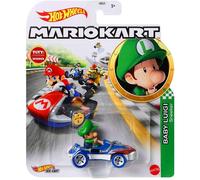 Modèle En Métal KART SNEEKER De BABY LUIGI De SUPER MARIO 1:64 5Cm Hot Wheels