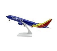 Modèle en Résine De 30 Cm pour Avion Miniature Southwest B737 Échelle 1/240 avec Roues Et Trains D'atterrissage pour Les Passionnés D'Aviation