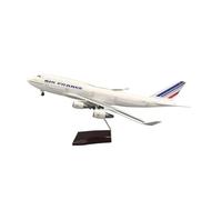 Modèle en résine moulée sous Pression 47 cm pour B747 avec Train d'atterrissage Avion léger Collection Jouets Affichage Ensemble de Jeu de Passe-Temps Miniature(Without Lights)