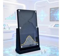 Modèle Expérimental De La Planche De Galton, Démonstration Pédagogique De Probabilités avec Courbe Rouge, Modèle Mathématique De Distribution Normale, pour Les Enseignants Et Les Élèves Black
