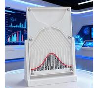 Modèle Expérimental De La Planche De Galton, Démonstration Pédagogique De Probabilités avec Courbe Rouge, Modèle Mathématique De Distribution Normale, pour Les Enseignants Et Les Élèves White
