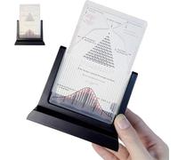 Modèle expérimental de Planche de Dalton, modèle de démonstration de probabilités avec Courbe en Cloche, Planche de Galton réversible de Bureau, démonstration Efficace de lois statistiques