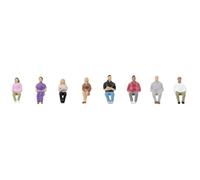 Faller Figurines 151699 Personnages assis H0 peints multicolore (sans bancs)