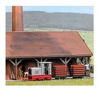 Modèle ferroviaire pour voie étroite Transport de briques H0f Busch Feldbahn 12014 G