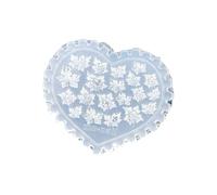 Modèle Flexible En Silicone Pour Nail Art Avec Feuilles De Champignon Formes De Cœur Outil De Conception Réutilisable Moule À Ongles En Forme De Cœur