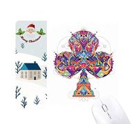 modèle géométrique club jeux de cartes cadeau de noël maison tapis de souris