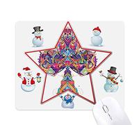 modèle géométrique club jeux de cartes le bonhomme de neige étoile tapis de souris