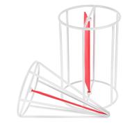 Modèle Géométrique Cylindre Cône à Rapport de Volume Cadre Fer