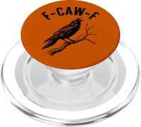 Modèle Gothique Alternatif F-Caw-F Funny Crow PopSockets PopGrip pour MagSafe