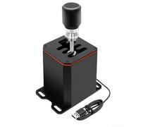 Modèle H en aluminium pour levier de vitesse pour Logitech G29 G920 pour Thrustmaster T300RS - Boîte de vitesses manuelle Accessoire de course USB Pince de table 20 x 9 x 13 cm