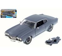 Modèle JADA TOYS Chevy Chevelle SS Fast & Furious Gris 1:24